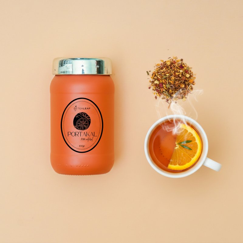 Tealeaf Cam Şişe Çay Çeşitleri 100 gr